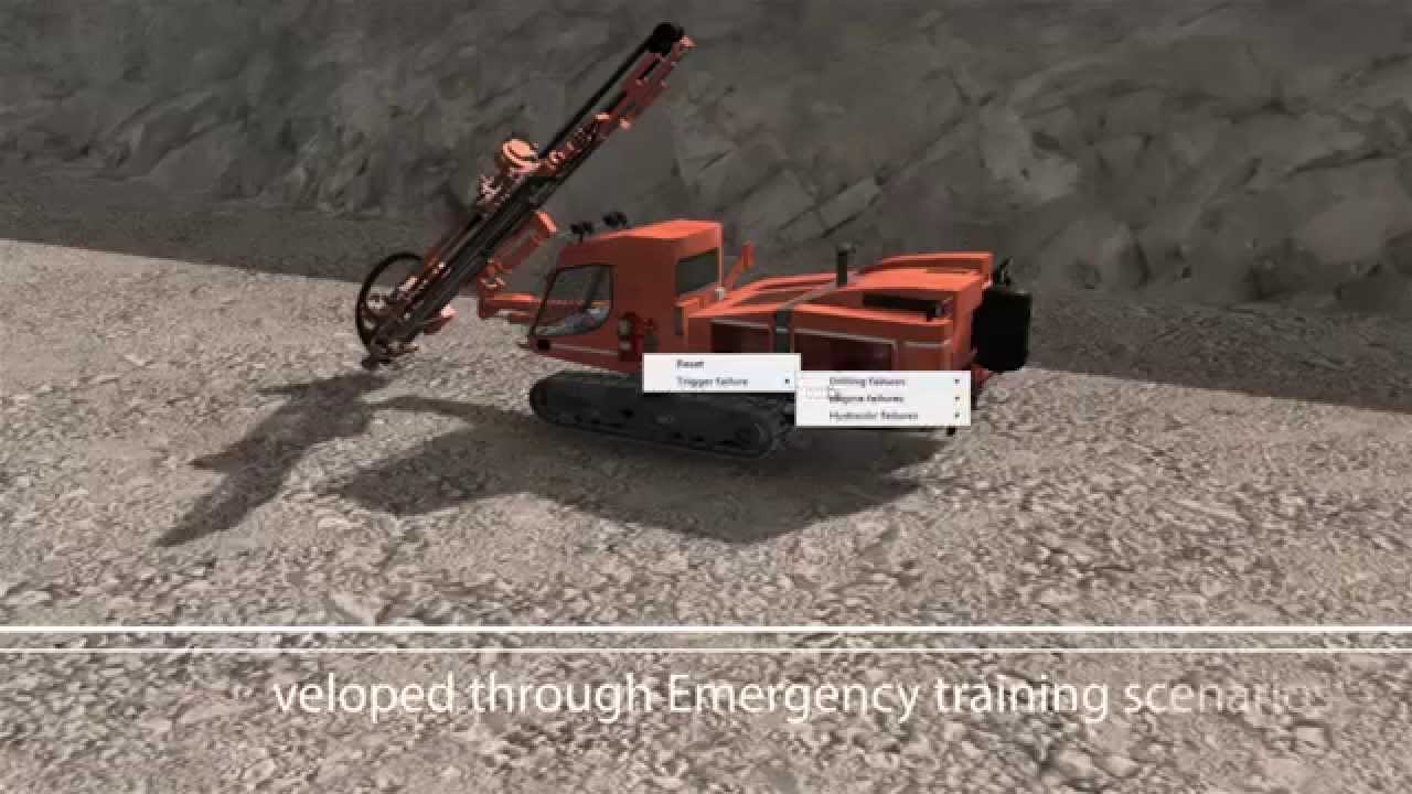 Sandvik Pantera DP1500 Drilling Rig Training Simulator (5DT Fifth