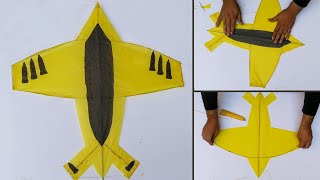 Airplan kite making at home | pipacombate Kite for kids | Diy kite making | kite flying | Kitestan