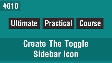 [Arabic] Ultimate Front-End Course #010 - Create The Toggle Sidebar Icon