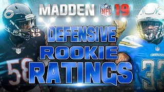 Madden 19 Defensive Rookie Ratings