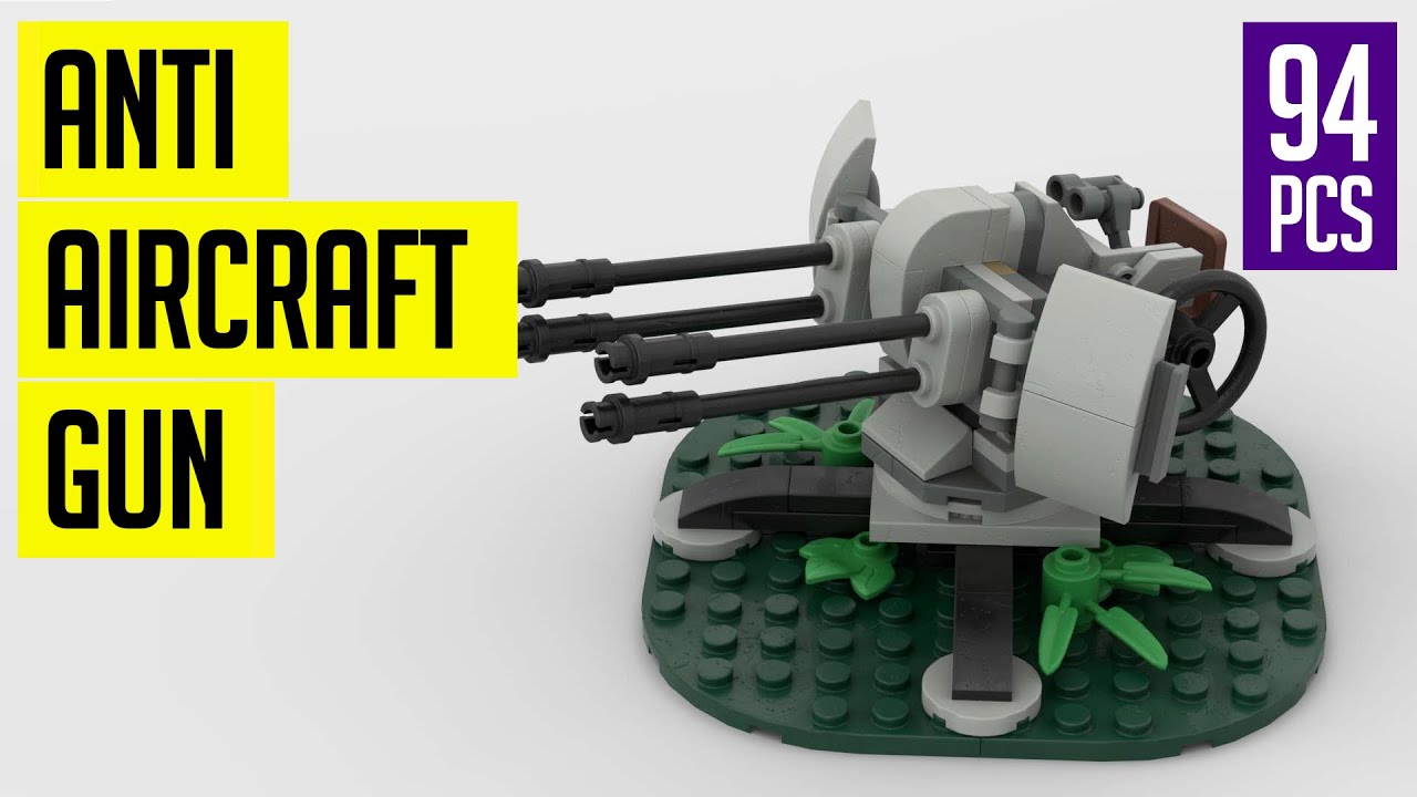 Anti-Aircraft Gun :: 94 Pieces :: Modbrix 106857 :: [66] - YouTube
