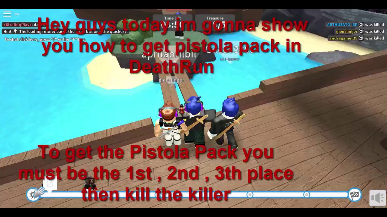 Event How To Get The Pistola Pack Roblox Deathrun Youtube - event how to get the pistola pack roblox deathrun