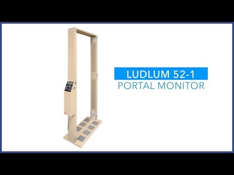 Ludlum 52-1 Portal Monitor Assembly and Operational Check