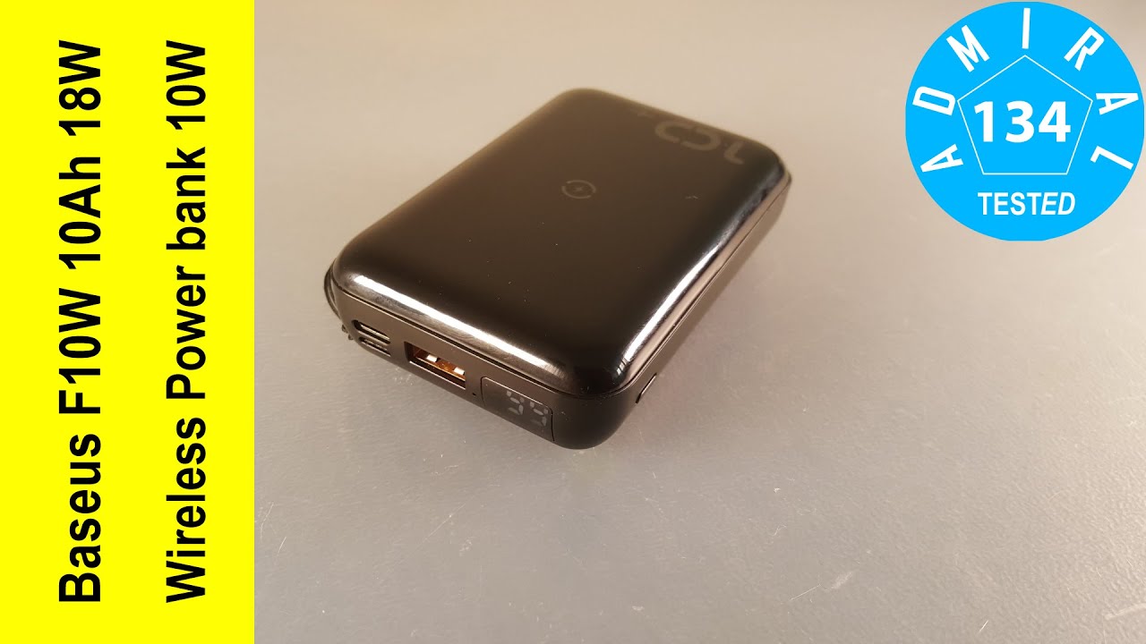 Power bank Baseus F10W 10Ah. Заряжаем 3 телефона одновременно