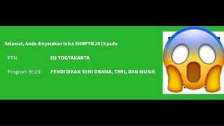#portofolio #lulussnmptn #sbmptn peserta yang memilih program studi
dalam bidang seni dan/atau olahraga wajib mengunggah portofolio sesuai
dengan pilihannya....