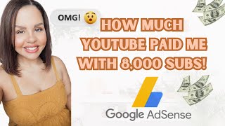 MY FIRST YOUTUBE PAYCHECK ? | HOW MUCH DO SMALL YOUTUBERS MAKE ?