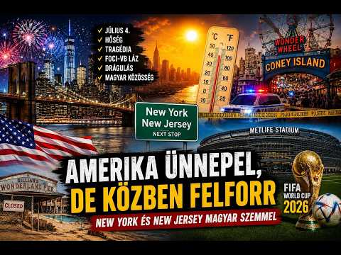 Amerika ünnepel, New York és New Jersey magyar szemme MÓKA Podcast Live Stream