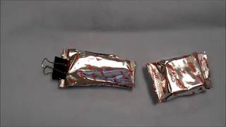 Testing of a plastic food packaging bag Profile