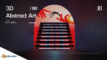 3D abstract in blender| Blender Beginner Friendly tutorials | Blender 3.2