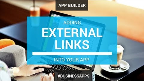 Adding External Links into your App