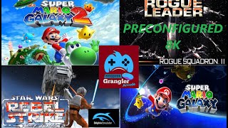 Dolphin Diirect Play 8K + Star Wars Squadron 2+3 & Super Mario Galaky 1+2
