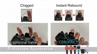 Cerofrict Endoscope Valve Set And Accessories