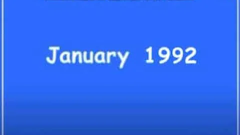Starfall Calendar: January 1992 Title Card.