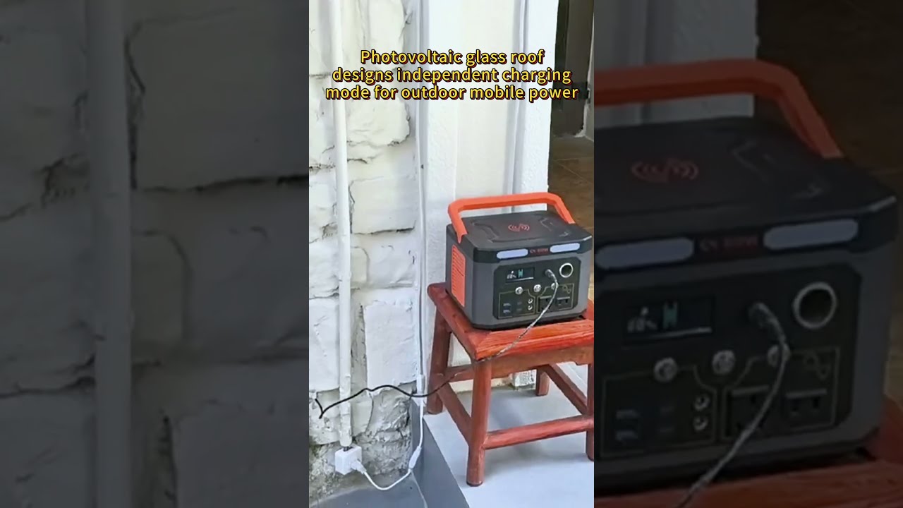 Photovoltaic Glass Roof Designs Independent Charging Mode For Outdoor Mobile Power Bipv Solarpv