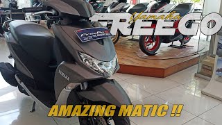 Yamaha Freego 125 matte grey 2021 - spesifikasi & fitur