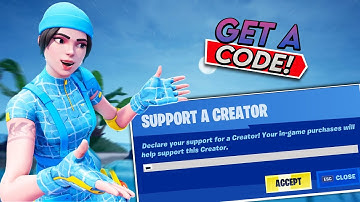 How To GET YOUR OWN Fortnite Support a Creator Code in 2024!