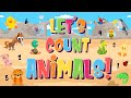 Count The Animals | How Many Lions & Pandas Are There? | Game for Kids