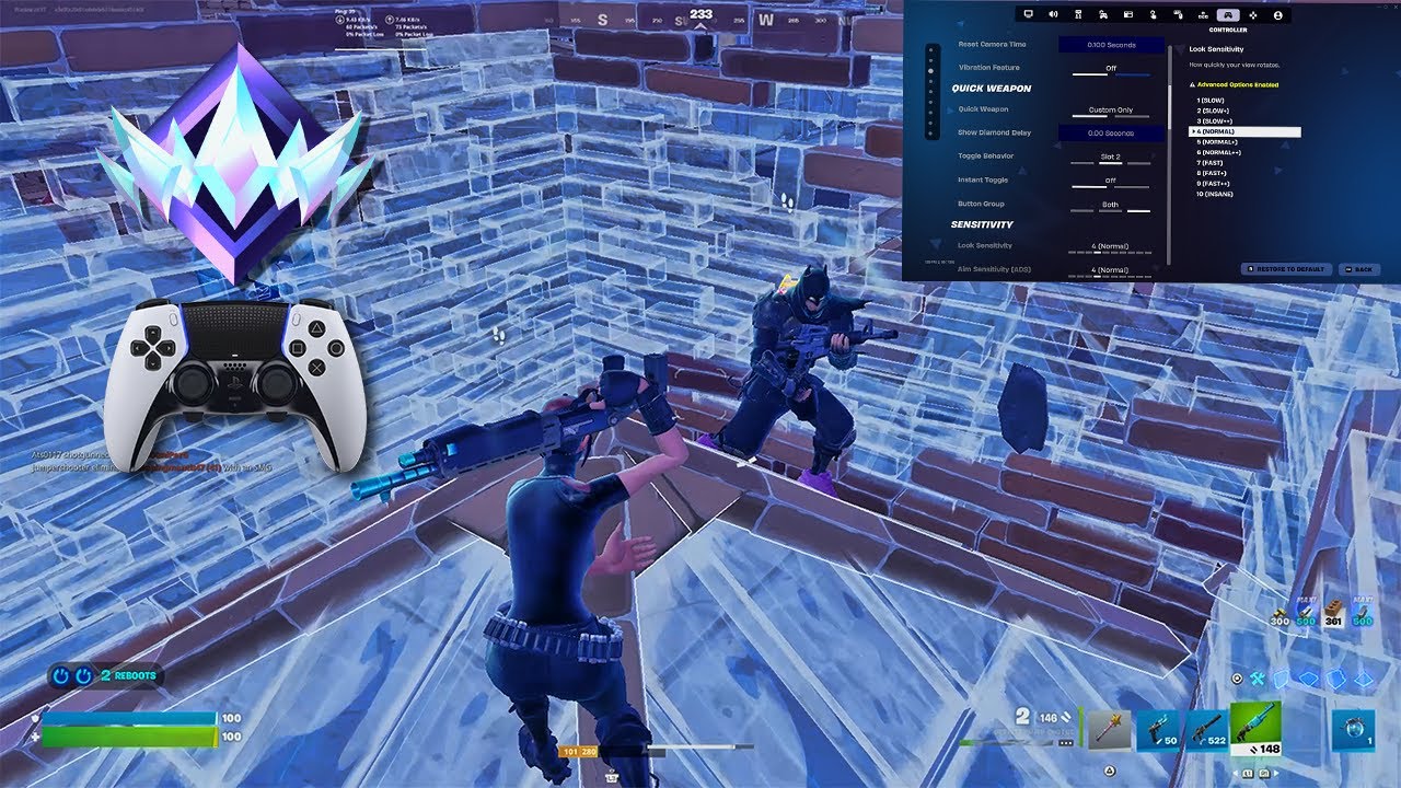*NEW* BEST Controller 🎮 Settings For Fortnite AIMBOT + FAST EDITS (PS4/PS5/Xbox/PC)