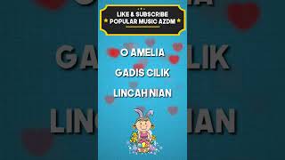 Lagu Anak Anak  Oh Amelia lirik