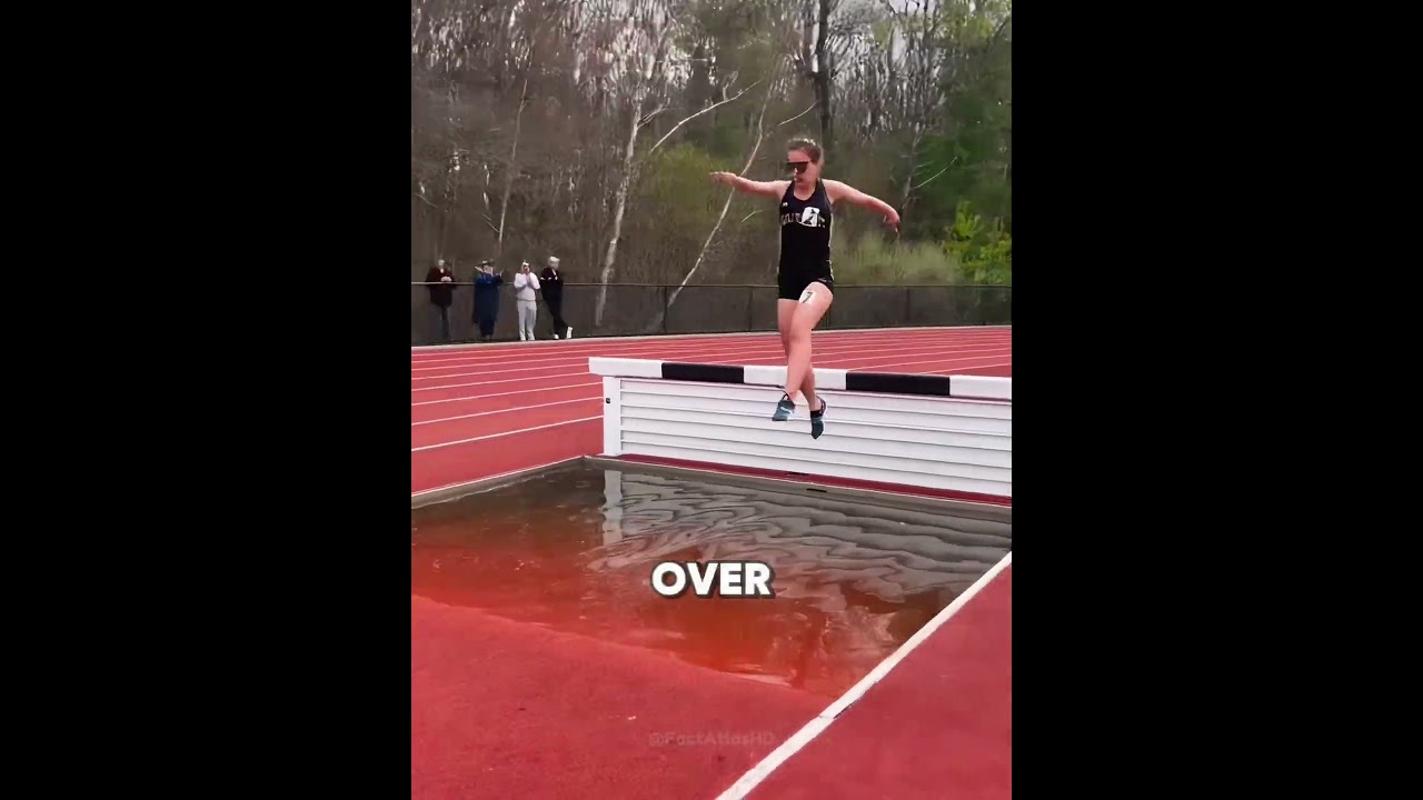 Why Runners Jump Over This Water Pit 🏃
