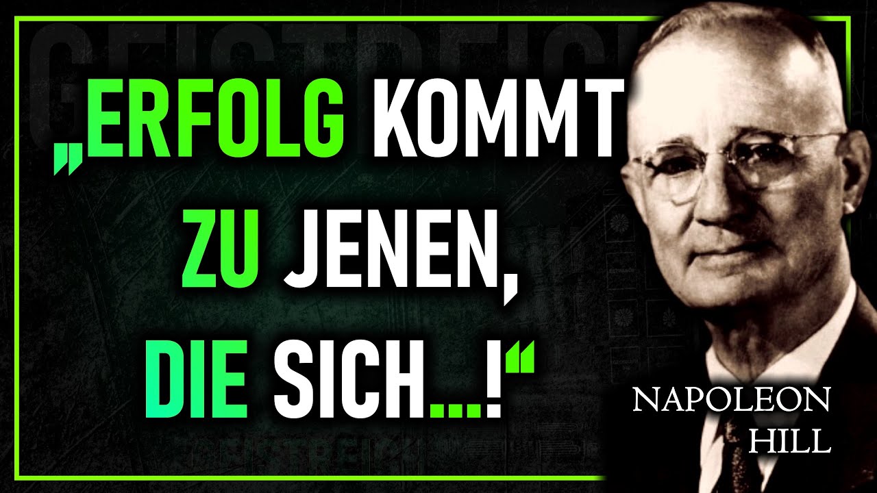 Zitate: 26 Dinge, die Napoleon Hill gesagt hat und die, die Welt verändert haben