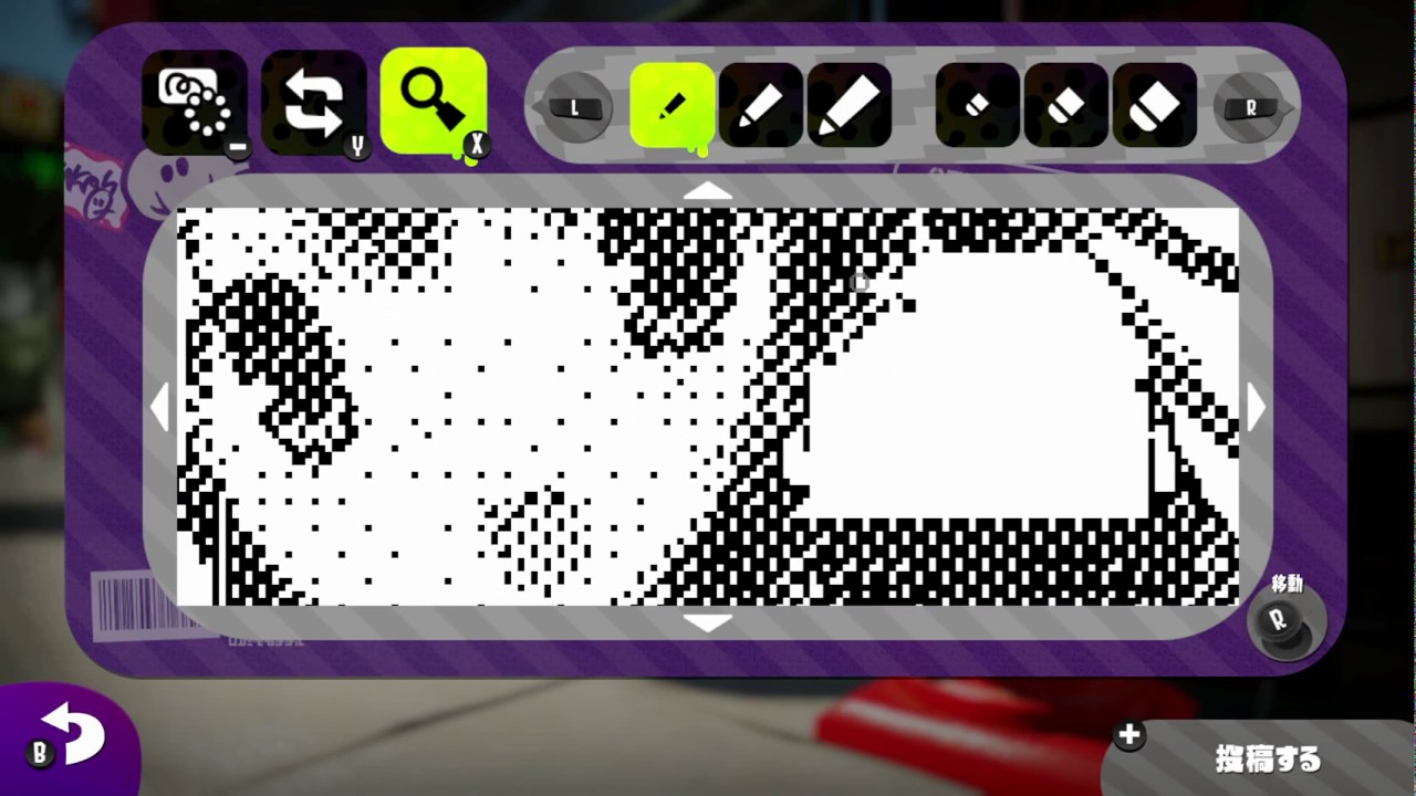 スプラトゥーン2 ドット打ちでイラスト描くよー Youtube