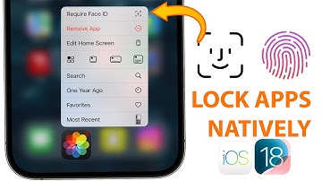 How to LOCK APPS NATIVELY on iPhone! (with Face ID & TOUCH ID) iOS 18