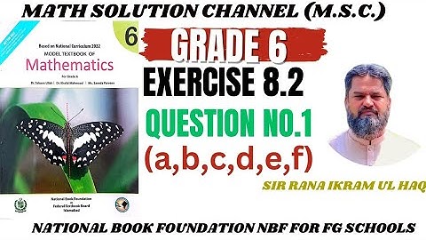 Math Grade 6 NBF Exercise 8.2 Q 1(a,b,c,d,e,f). Topic:"Draw angles60°,90°,45°,30°,120°,75°°,105°".FG