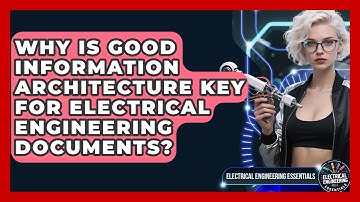 Why Is Good Information Architecture Key For Electrical Engineering Documents?
