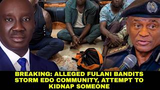 Bandit Attack in Edo State: Attempted Kidnapping in Ewatto Today | Security News Nigeria
