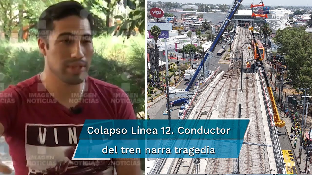 “¿Dónde quedó el resto del tren?”, así reaccionó el conductor del Metro tras el desplome