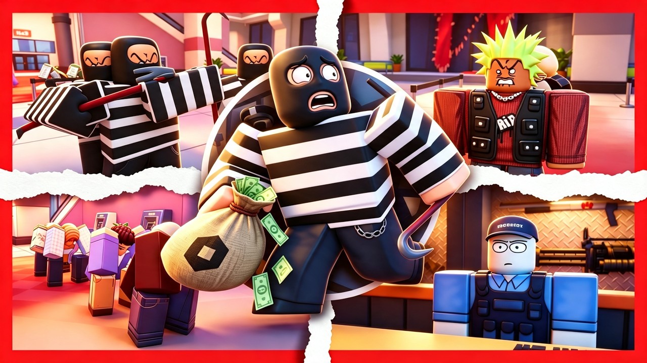 Secure The Bank 'DAY 1-6' FULL GAME Walkthrough - ROBLOX [4K60FPS