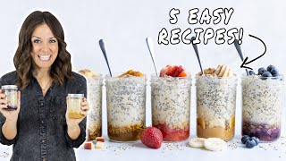 4 Healthy and Easy Overnight Oats Recipes + video - Carmy - Easy  Healthy-ish Recipes