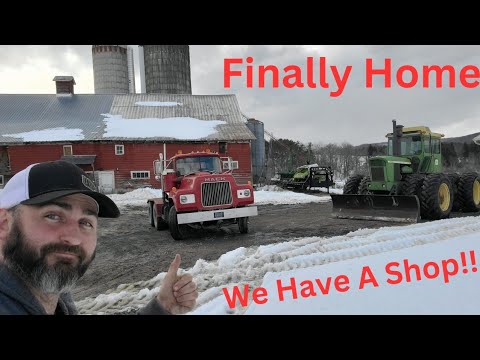 John Deere 7520 Made It Home!!! Big Day Of Equipment Moving- New Farm Tour