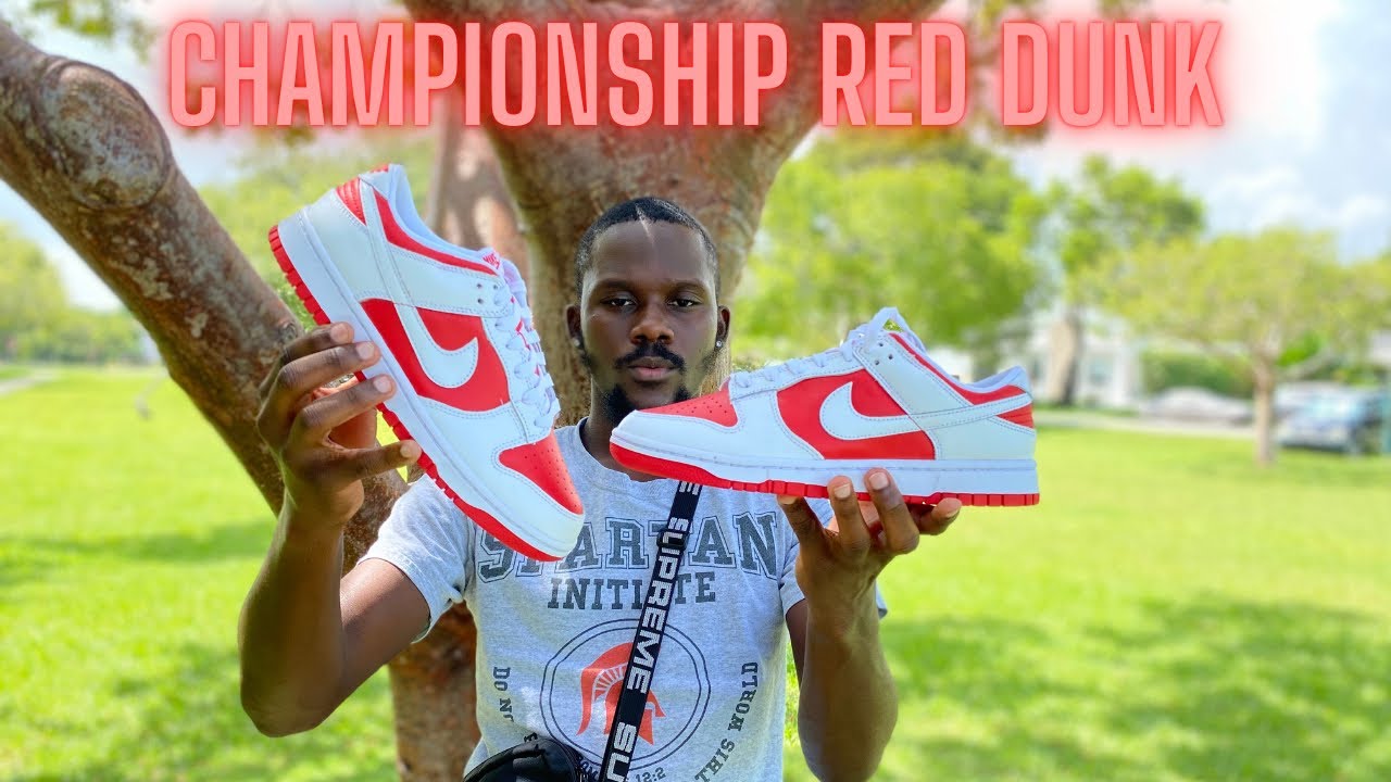 Nike Dunk Low Championship Red (2021) チャンピオンシップ Nike Dunk Low Championship Red 2021 / University Red Review