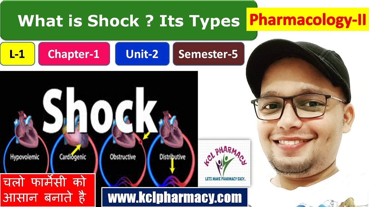What is Shock? Types of Shock Introduction of Unit2 L1 Chapter1 Unit2 Pharmacology II