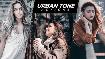 Urban Tone Preset - Photoshop Tutorial | Black Moody Color Grading in Photoshop #photoshopcc