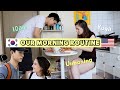 한미 국제커플의 흔한 주말 아침 일상 / OUR MORNING ROUTINE [AMWF] (International Couple) (요가, 스타벅스, 브런치)