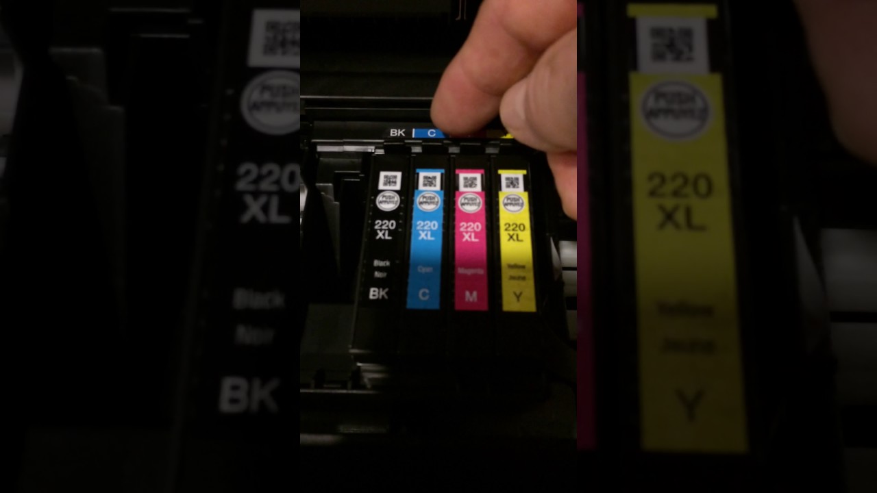 Ink replacement Epson 2650 - YouTube