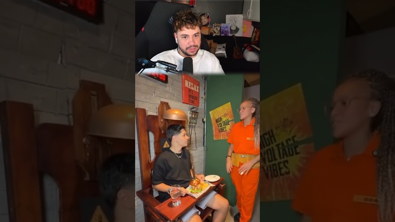 KILLER BURGUER ELETROCUTA INFLUENCER E BRINO CAI NA GARGALHADA