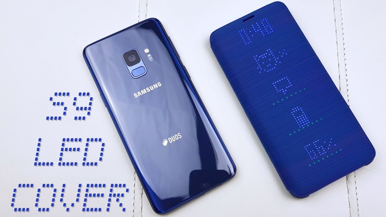 OFFICIAL LED COVER FOR SAMSUNG GALAXY S9 YouTube