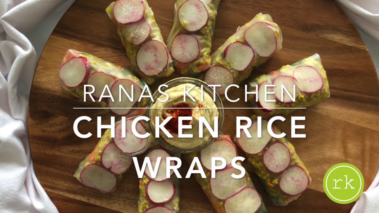 Chicken Rice Wraps - YouTube