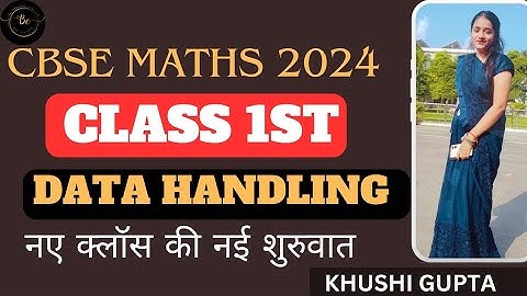 Data Handling - Full Chapter Explanation, Exercise and Worksheet | Class 1st Maths Chapter 9