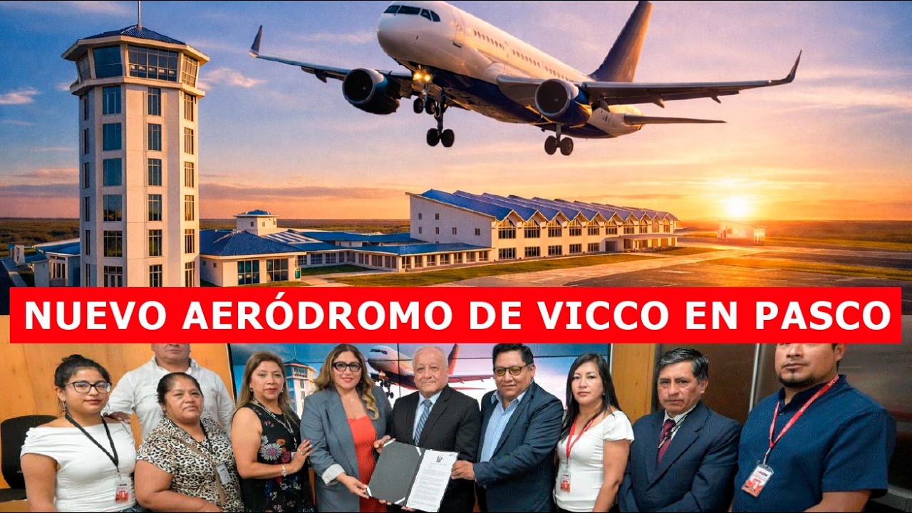 MTC autoriza construcción del nuevo aeródromo de Vicco en Pasco