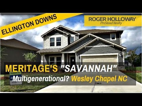 Ellington Downs Meritage Homes Savannah For Sale Youtube