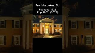 Random US Towns: Franklin Lakes, NJ #shorts