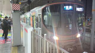 【ゆめ咲線】323系(LS02)2535E 普通桜島行き 大阪駅発車(2026.02.14 21:00)
