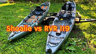 River Kayak Comparison Crescent Shoalie vs Bonafide RVR 119