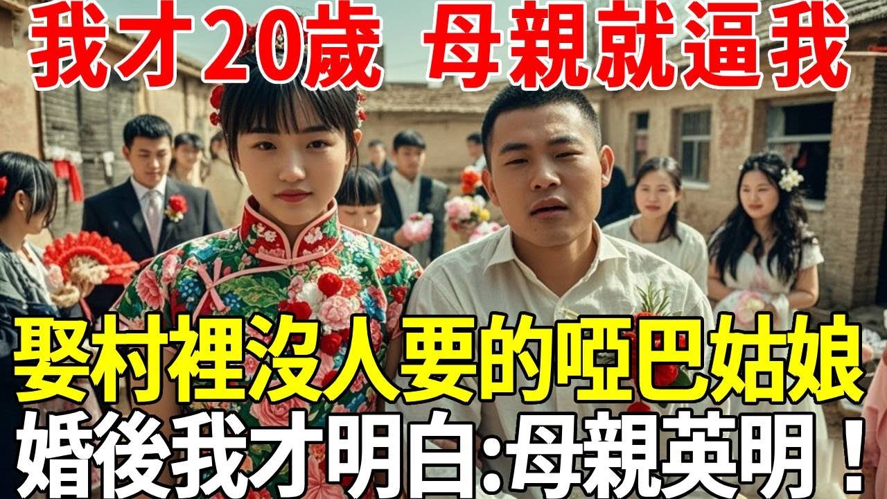 我才20歲 母親就逼我，娶村裡沒人要的啞巴姑娘，婚後我才明白：母親英明！#蝴蝶飛飛 #民間故事 #奇聞趣事 #古代小說#懸疑#老年情感
