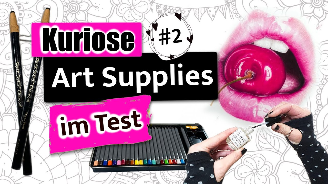 Im Test: KURIOSE Art Supplies, die man (NICHT??) haben muss Teil 2 + GEWINNE eine ART SUPPLY BOX